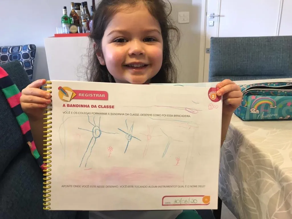 A bandinha do Infantil 3 — Colégio Salgueiro em Interlagos